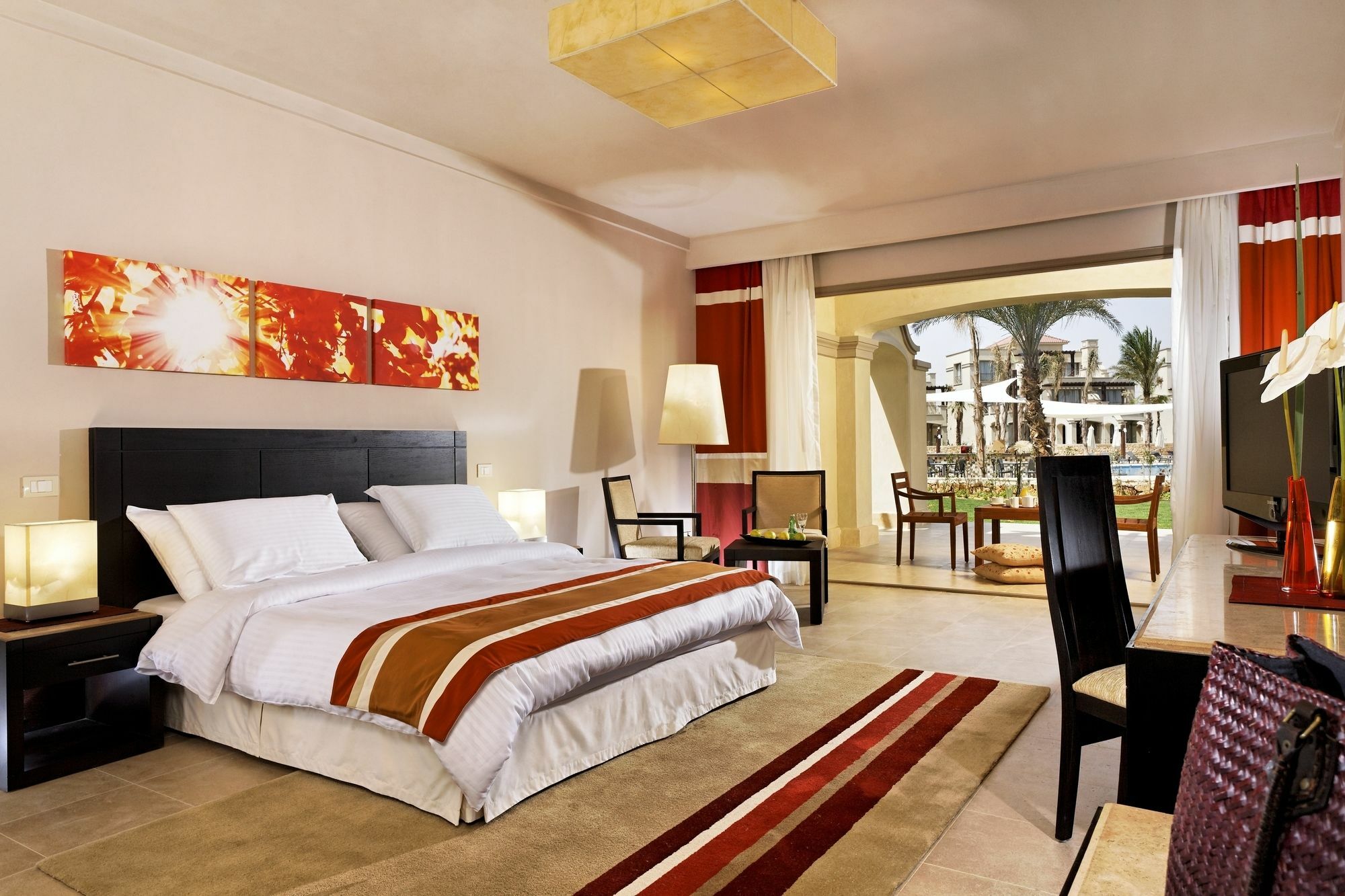 Jaz Little Venice Golf Resort Ain Sukhna Exterior foto A room at the Hilton Sharm El Sheikh